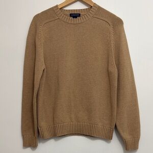Lands' End Women's Tan Crewneck Sweater